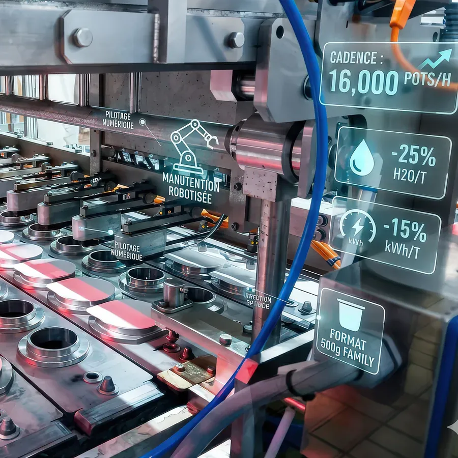 Publication sur la modernisation d'une laiterie